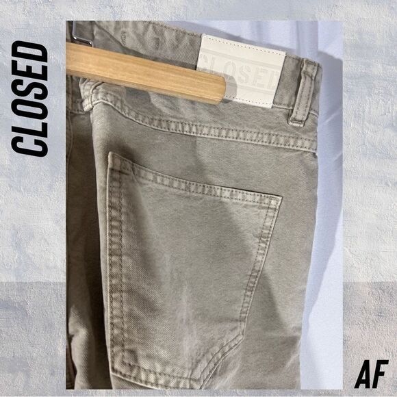 CLOSED BAKER JEANS RELAXED FIT HIGH RISE IN MARBLE GREY NWT SIZE 34” - Picture 4 of 5